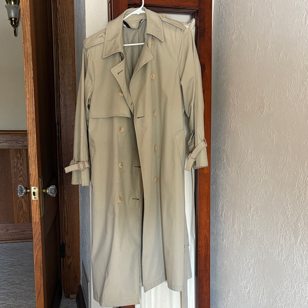 London Fog Beige Trench Coat